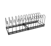 Porta Pentole Da Cucina, Tagliere Regolabile, Tagliere Telescopico, Copripentola, Ripiano Robusto E Durevole, Portautensili Da Cucina(Black 14)