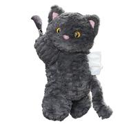 Porta Per Auto - Porta Per Gatti, Simpatico Design In Peluche A Forma Di Cartone Animato | 2 In 1 Car Tissũe Holďer & Cestino Della Spazzatura | Per Veicolo, Bagno, Scrivania, De