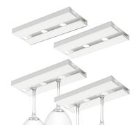 Porta per bicchieri da vino - 4 pezzi auto - porta del vino - Gancio gigante per calice organizza tazza invertita | Per l'interruttore della casa per il soggiorno del soggiorno per .