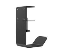 Porta per cuffie - supporto per cuffie in metallo per lo studio di ufficio a scuola a casa | Acciaio con design del piede non slip, spazio di archiviazione spaziale, organizzazione della scrivania e a