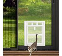 Porta per gatti con zanzariera, accessori per animali, facile da installare,