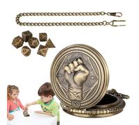 Porta per orologio da, scatola di in metallo | orologio da tasca con incisione ingranaggi, in metallo con custodia da, per incomisos vintage Inc.