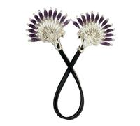 Porta per panini a di pavone, elegante produttore di panini per capelli, DONNE ELEGANTI PACCHI PACCHI CURLER CAKER TUTTORE, Birthday's Mother's Day Ladies Gioielli alla moda Display di angeli per viag