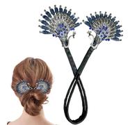 Porta per panini a di pavone, elegante produttore di panini per capelli - Elegante Twist per panni per capelli da pavone | Birthday's Mother's Day Ladies Gioielli alla moda Display di angeli per viagg