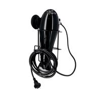 Porta phon Bestlock in metallo laccato nero Nero