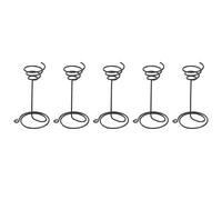 Porta Piante ad Aria in Metallo Set 5pz per Espositore Elegante Casa Ufficio Pia