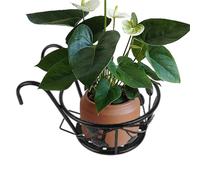 Porta piante da balcone - ringhiera galleggiante in metallo, supporto in vimini per esterni decorativo | Portavaso per fiori splendide immagini, giardinaggio senza sforzo per recinzioni da giardino e