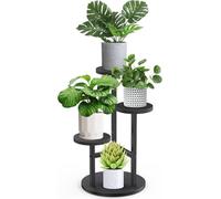 Porta Piante Interno, 3 Livelli Scaffale Piante, Portavasi Da Interno Per Soggiorno, Supporto Vasi Metallo, Portafiori Angolare Per Balcone, Soggiorno, Corridoio, Giardino (Vaso e Pianta Non Inclusi)