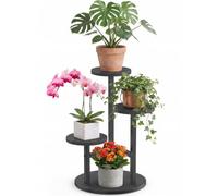 Porta Piante Interno, 3 Livelli Scaffale Piante, Portavasi Da Interno Per Soggiorno, Supporto Vasi Metallo, Portafiori Angolare Per Balcone, Soggiorno, Corridoio, Giardino (Vaso e Pianta Non Inclusi)