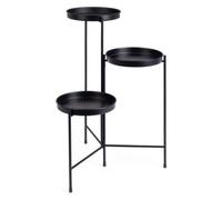 Porta piante Yes Everyday 0743988 HENLEY 3P pieghevole Nero