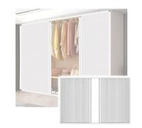 Porta pieghevole a fisarmonica, design invisibile a fisarmonica, con telaio in alluminio resistente, perfetta per porte della camera da letto e spazi dell'armadio (100 x 150 cm)