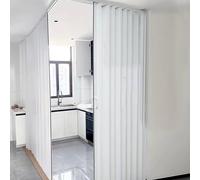 Porta pieghevole a fisarmonica, divisorio per stanze, resistente, cancello push-pull per lavanderia e cucina