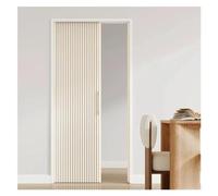 Porta Pieghevole A Fisarmonica In Alluminio Magnetico Senza Tracce | Design Del Pavimento Senza Binari, Telaio In Alluminio, Salvaspazio, Divisorio Per La Privacy(White 2,WxH 55.1x94.5in)
