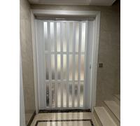 Porta pieghevole a fisarmonica, pannello scorrevole in PVC in plastica per bagno, camera da letto, divisorio con serrature magnetiche