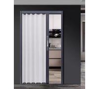 Porta pieghevole con guarnizione magnetica e meccanismo di bloccaggio per interni ed esterni