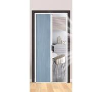 Porta pieghevole con serratura, facile da installare, porta interna per la privacy, perfetta per piccoli e divisori con design