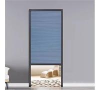 Porta pieghevole invisibile senza fori for armadi, cucine, camere da letto - Cancello divisorio retrattile(Blue,65x80in(165x203cm))