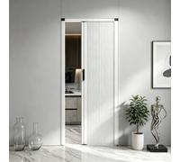 Porta pieghevole oscurante design alveolare | Perfetta for camera da letto ufficio balcone e veranda offre privacy con movimento silenzioso(H200cm/78.7in,W90cm/35.4in)