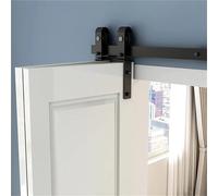 Porta pieghevole Porta singola 3/3.3//4/5 /6/6.6 piedi Guida scorrevole Porta scorrevole silenziosa Guida scorrevole Accessori hardware moderni,Struttura Pesante(5FT152 cm Rail Kit)