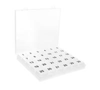 Porta Pillole Mensile 30 Scomparti Pp Organizer Viaggio | Accesso Rapido, Qualità Preservata, Formato Compatto per Spostamenti, Pratico per Uso Quotidiano
