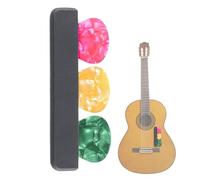 Porta plettri per chitarra, con clip per plettro, organizer per plettri, per chitarra, plettri, contenitore facile da incollare per chitarre acustiche, elettriche e bassi