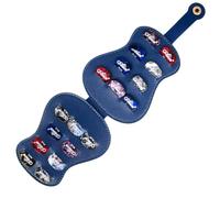 Porta plettri per chitarra, custodia per plettri per chitarra - Supporto leggero per plettri per chitarra | Scatola portaoggetti multifunzionale con 18 slot, supporto per plettri per chitarra in pelle