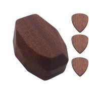 Porta plettri per chitarra in plastica, Porta plettri for chitarra Organizer for riporre for basso Scatola portatile for for con 3 pezzi Plettri for in legno porta for Custodia for for