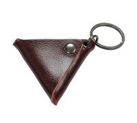 Porta plettro per chitarra, custodia triangolare morbida, organizer portatile, portachiavi
