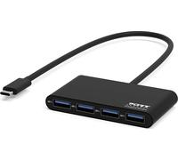 PORTA PORT900123 - Hub 4 porte USB C 3.0 a 4 porte USB A 2.0 nero