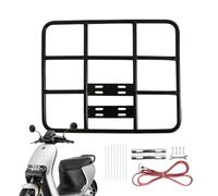 Porta porta cargo posteriore - portabici posteriori regolabili con cestino | Metal Waterproof Bicycle Rorrr Frame Scaffale di ferro cesto multiuso per il ciclismo Consegna da asporto