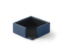 Porta Post it Atena - Vera Pelle Blu - Eglooh