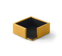 Porta Post it Atena - Vera Pelle Giallo - Eglooh