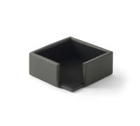 Porta Post it Atena - Vera Pelle Grigio Antracite - Eglooh