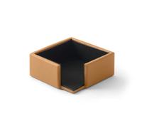 Porta Post it Atena - Vera Pelle Marrone Chiaro - Eglooh