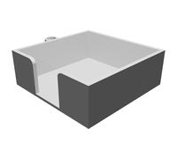 Porta Post-it con Slot Penna Organizer Scrivania Ufficio Stampato 3D
