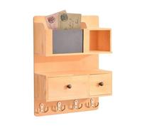 Porta posta e portachiavi da parete, portachiavi e supporto postale, organizer per posta con ganci portachiavi, portachiave e porta chiavi in legno organizzatore portachiavi decorazione per la casa