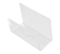 Porta posta in acrilico con cuscinetti antiscivolo per posizionamento stabile sulla scrivania, organizer per buste, organizer per lettere per ordinare efficacemente i documenti (trasparente)