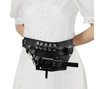 Porta pozione | Robusta bottiglia di pozione Cintura corsetto cavaliere medievale | Cintura corsetto cavaliere medievale stile con vita regolabile, tasca per cintura per spettacolo sul palco, f