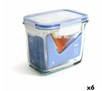 Porta pranzo Ermetico Borgonovo Superblock Rettangolare 14 x 10 x 12 cm [6 Un