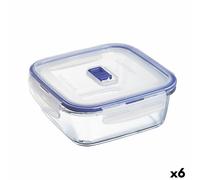 Porta pranzo Ermetico Luminarc Pure Box Active 1,22 L Bicolore Vetro [6 Unità