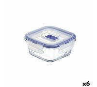 Porta pranzo Ermetico Luminarc Pure Box Active 380 ml Bicolore Vetro [6 Unità