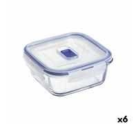 Porta pranzo Ermetico Luminarc Pure Box Active 760 ml Bicolore Vetro [6 Unità