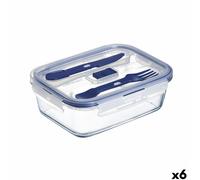 Porta pranzo Ermetico Luminarc Pure Box Active Bicolore Vetro 1,22 L 16 cm [6