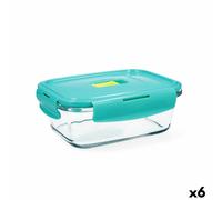 Porta pranzo Ermetico Luminarc Pure Box Holy Bicolore Vetro 820 ml [6 Unità]