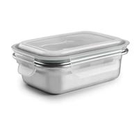 Porta pranzo Ibili 669304 Argentato Acciaio inossidabile Rettangolare 400 ml