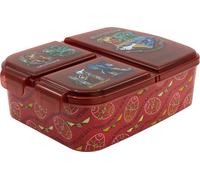 porta pranzo per bambini con 3 scomparti HARRY POTTER, rosso