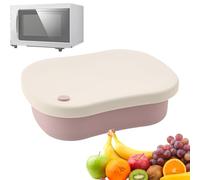Porta Pranzo Per Bambini,Contenitore In Silicone Con 3 Scomparti Antigoccia,Contenitore Per Pranzo Scatola Per Cibo Con Coperchio | Per Bambini Adulti Spuntini Pasti Scuola Ufficio Viaggio Campeggio P