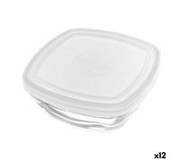 Porta Pranzo Quadrato con Coperchio Duralex FreshBox Trasparente 300 ml 11 x