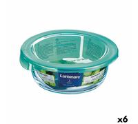 Porta Pranzo Rotondo con Coperchio Luminarc Keep'n Lagon Turchese 420 ml 11,5