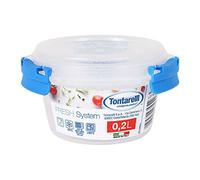 Porta pranzo Tontarelli Fresh system Rotonda Trasparente Plastica 0,2 L (Ø 10 x 5,6 cm)